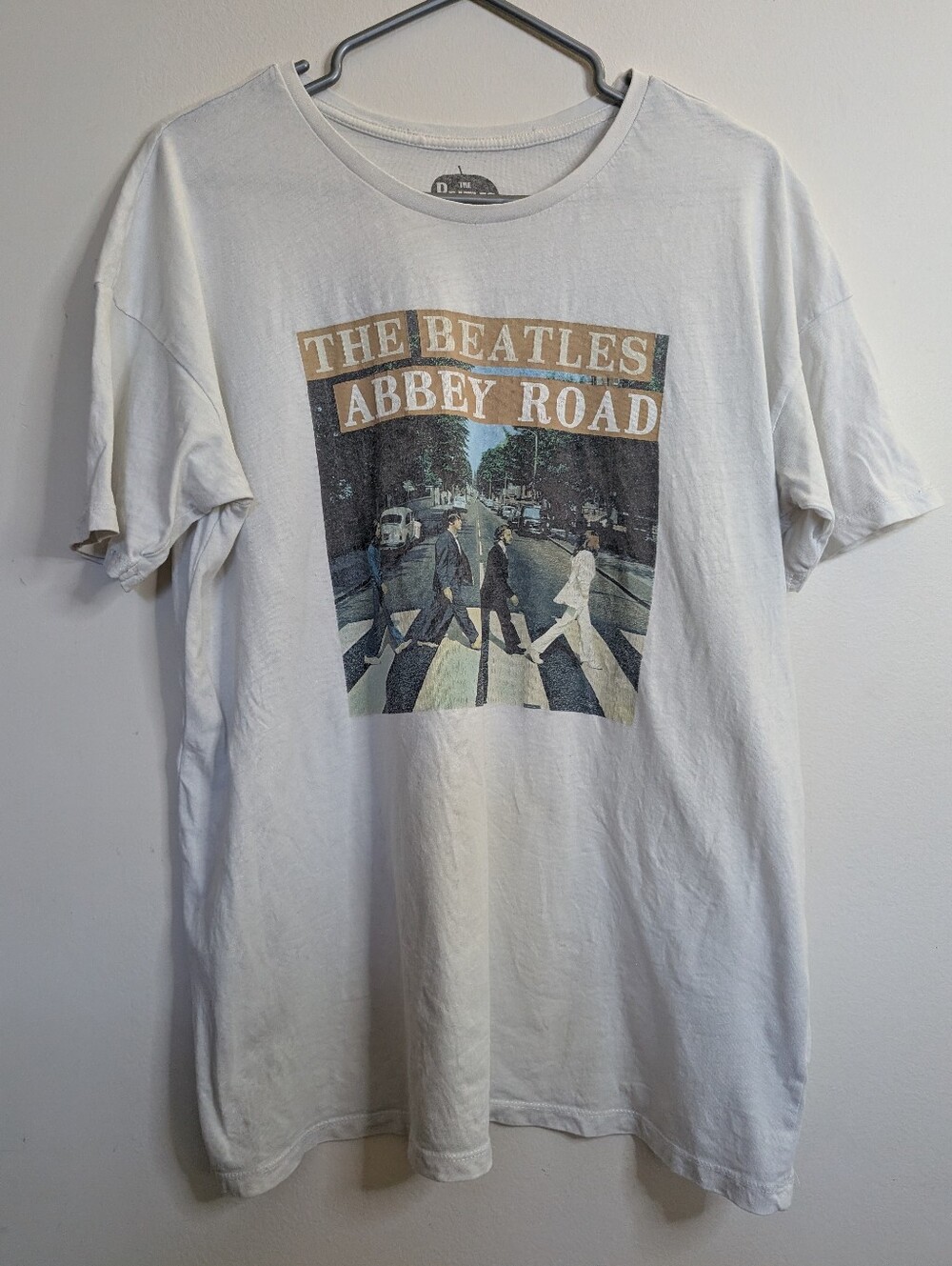 The Beatles White Abbey Road Graphic Tee Size S